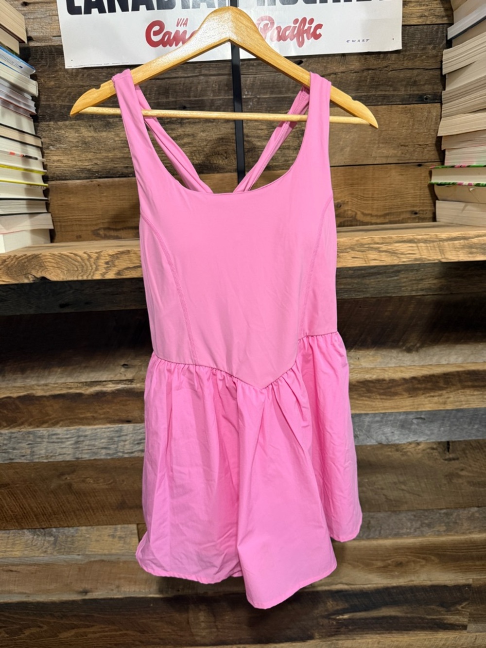 Motion Lycra Pink Active Tank Top Dress